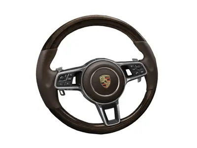 Multi-function sports steering in Paldao. Porsche 971 Panamera 2017>> - 971044400, 971044400A34, 971044400OE5, 9710444009J9, 971044400OK6, 9710444008U7